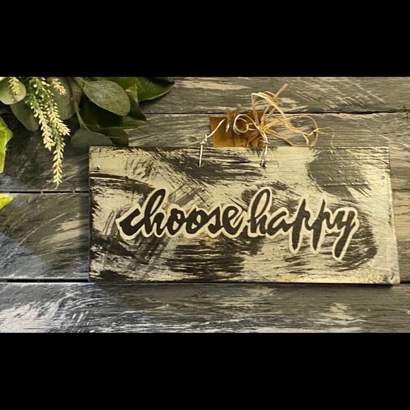 HollidayDesigns Other - COPY - Home Decor “Choose Happy” Sign